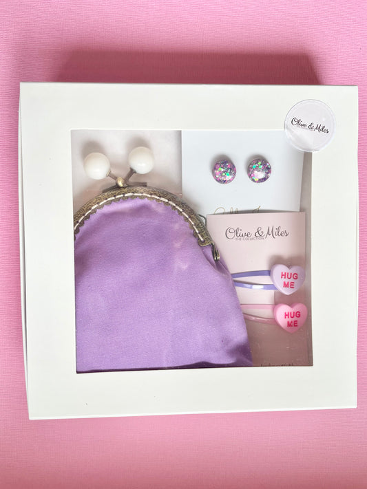 Purple Purse Gift Box