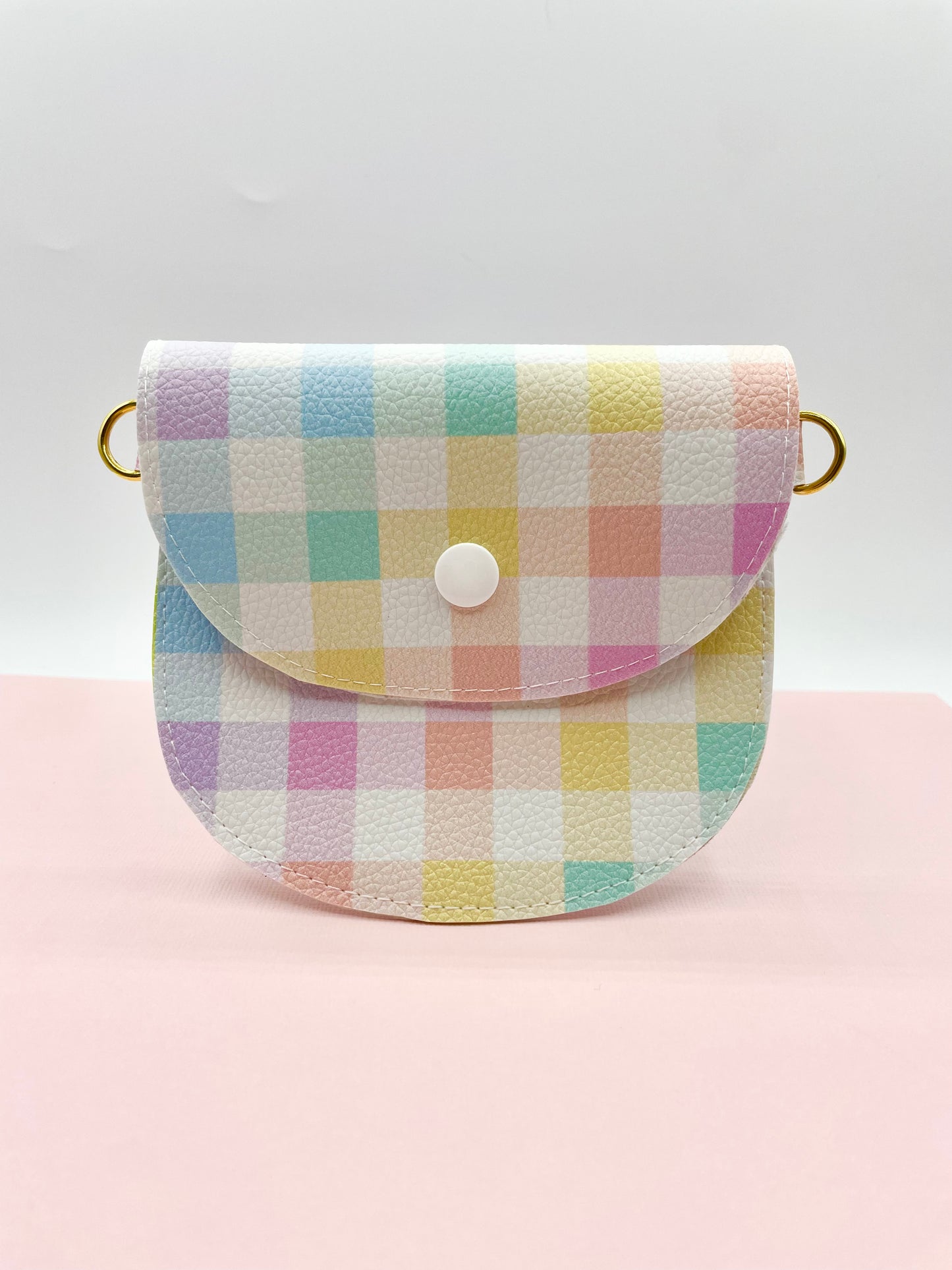Rainbow Gingham Mini Bag