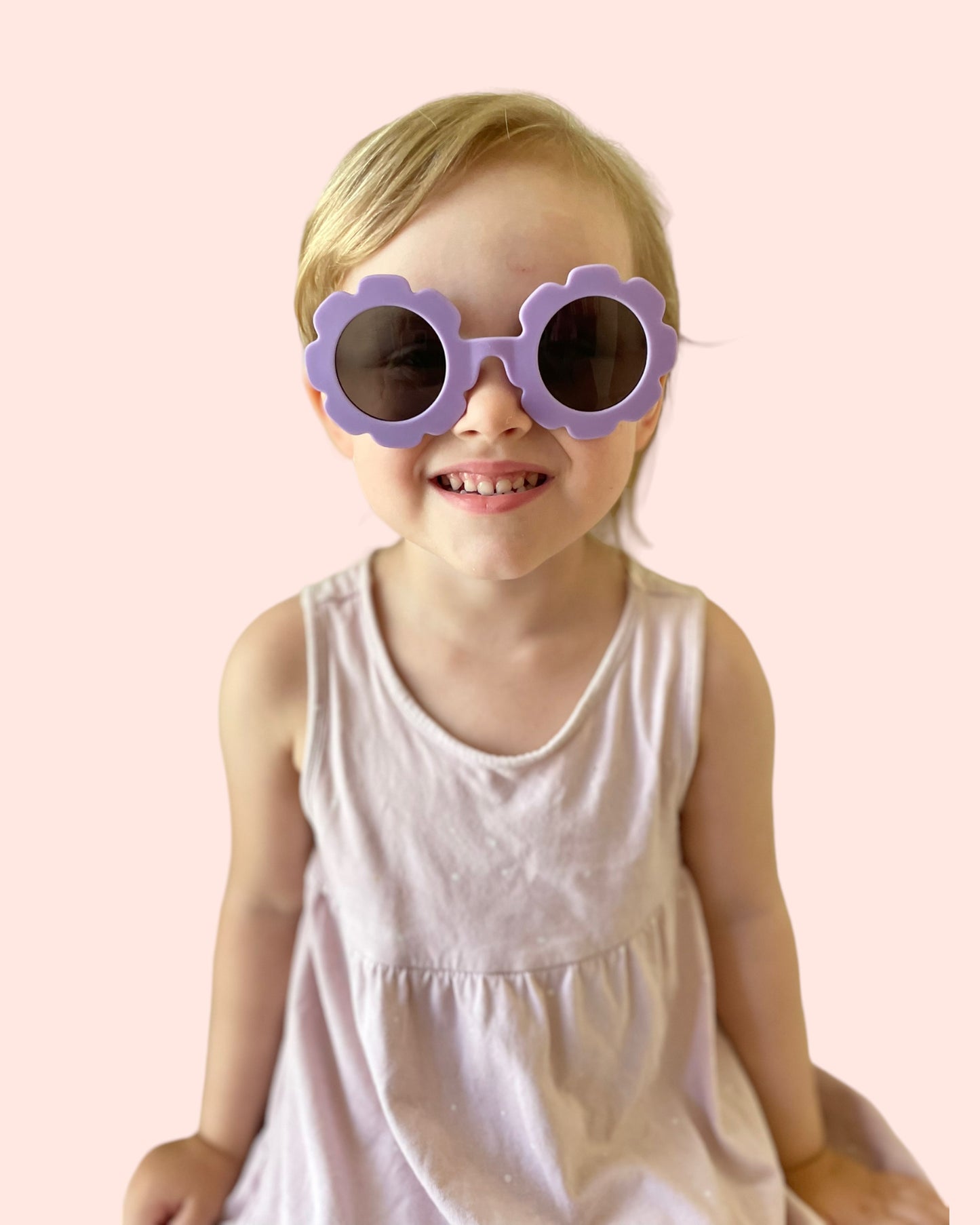 Purple Flower Sunglasses