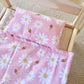 Pink Daisy Bee Doll Bedding