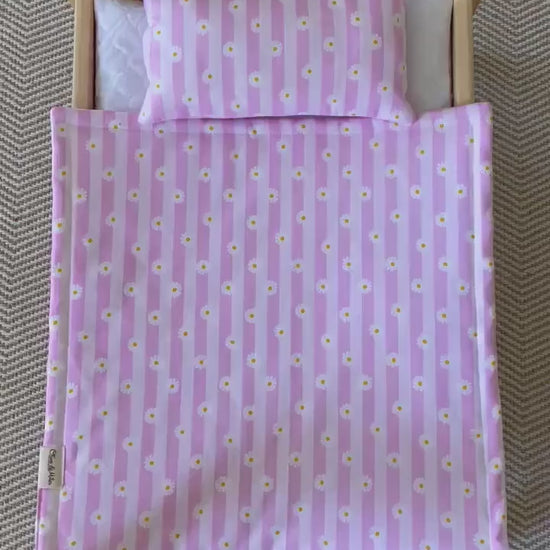 Pink 18 inch Doll quilt