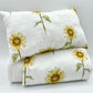 Doll Bed Bedding - Sunflower cot quilt
