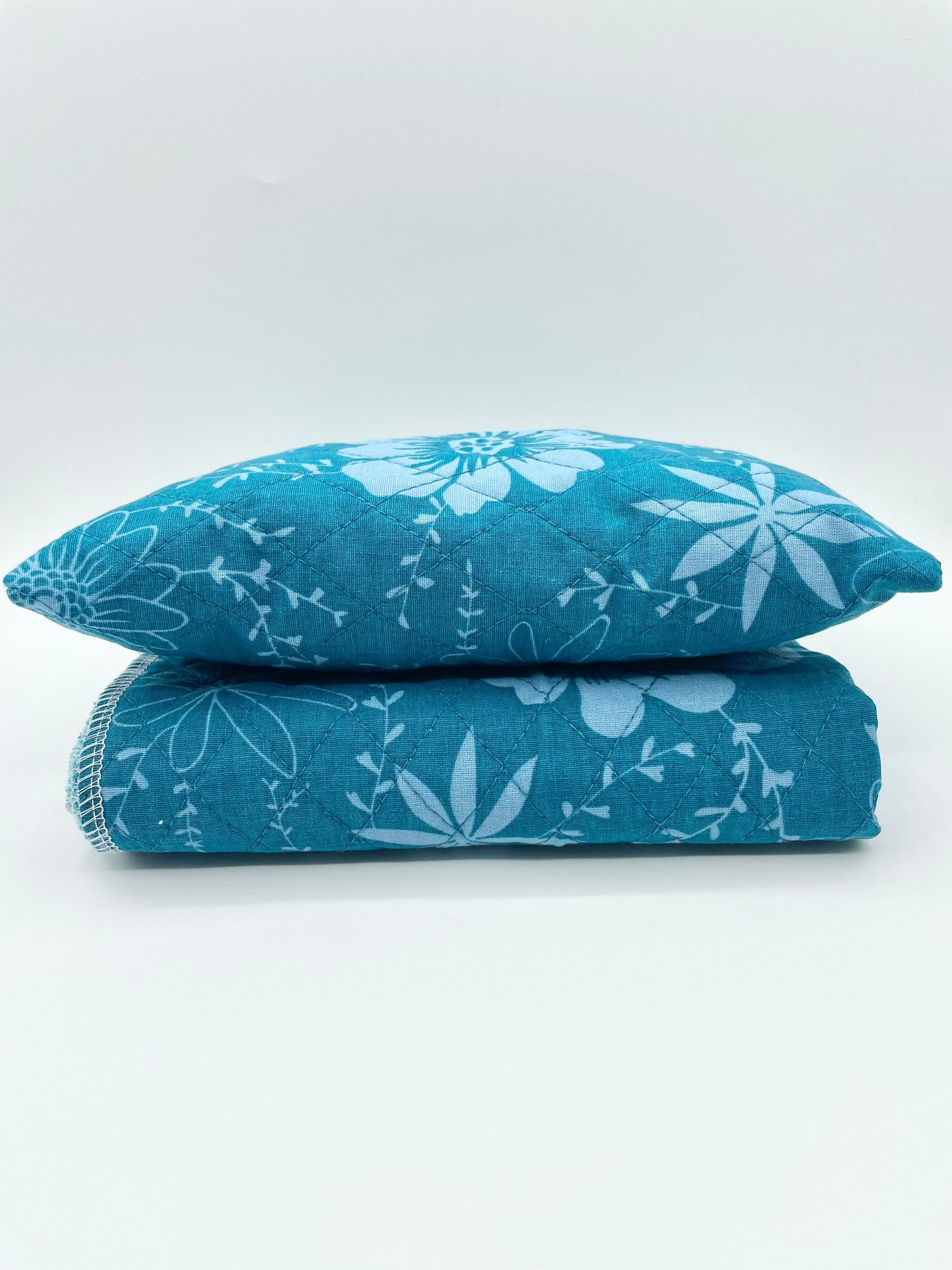 Blue Dolls Bedding - bed cot quilt