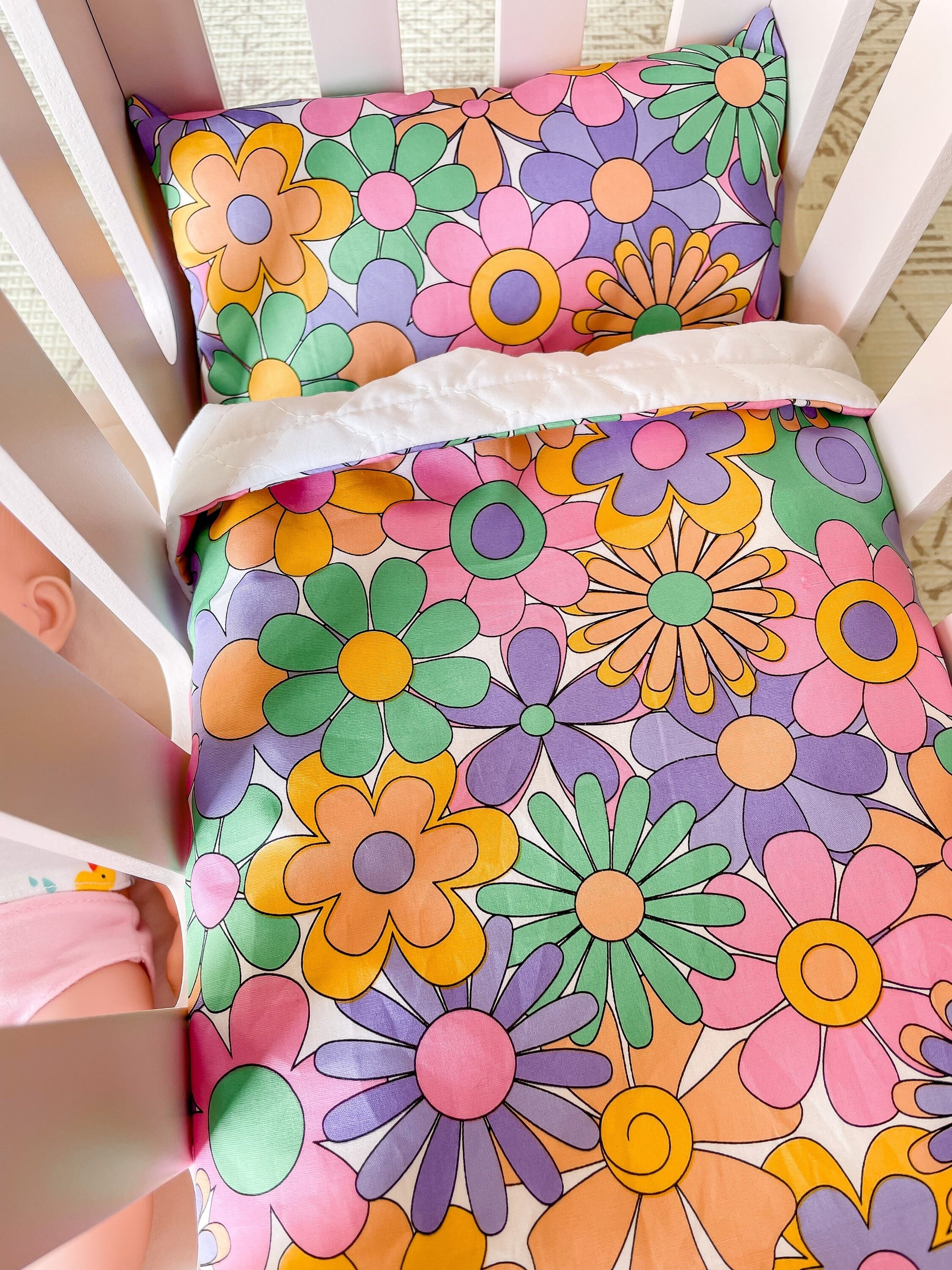 Kmart Doll Bedding | Toy Bedding and Quilt Set | Bedding Kit For Doll | Linen for Doll Bed | Ikea Doll Bed Set | Baby Carriage
