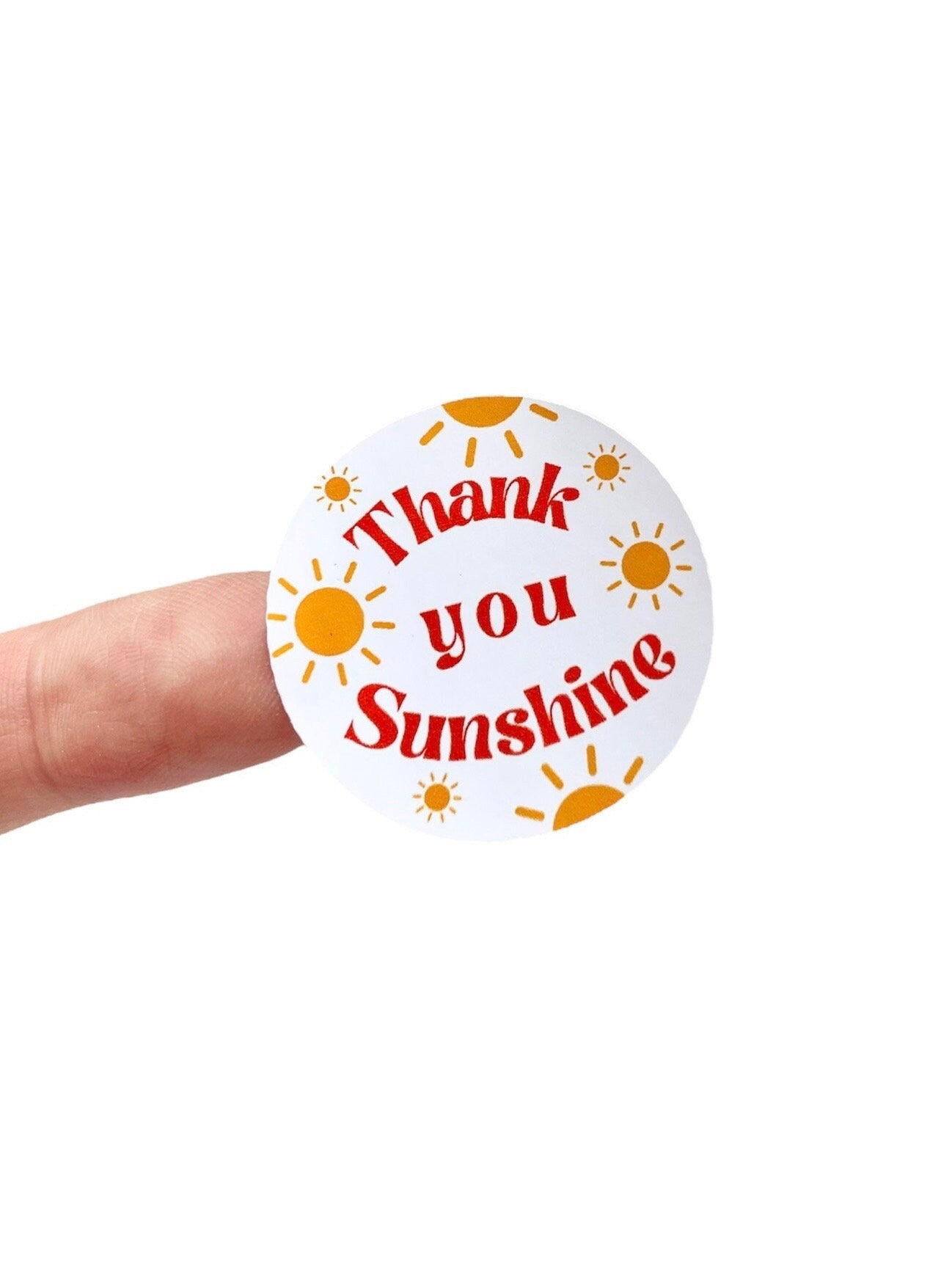 Thank You Sunshine sticker pack | Thank you labels | Packaging stickers