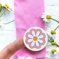 Daisy Sticker Bundle | Sticker Pack | Pink Flower Sticker | Flower Label | Notebook Planner Diary