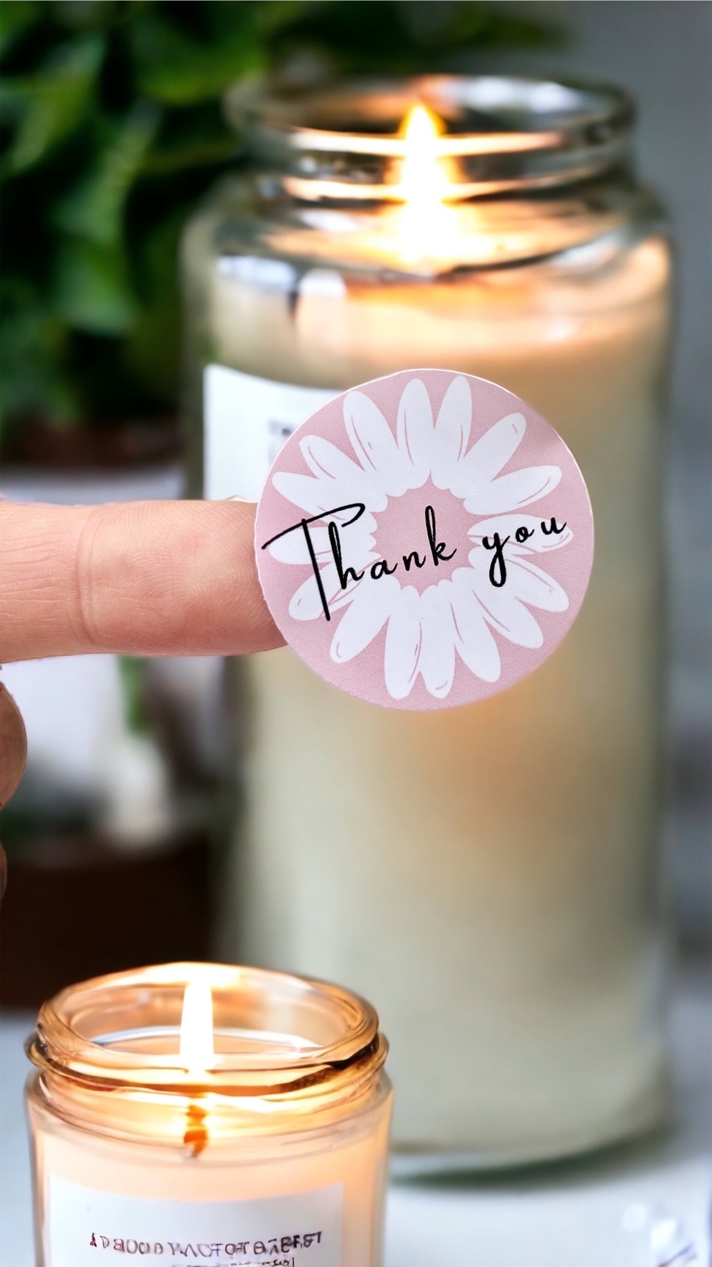 Thank You Daisy sticker | 1st Birthday Party Gratitude Stickers | Thank You Labels | Packaging Stickers | Kids Thank You | Packaging Labels