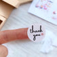 Thank You mini sticker | 1st Birthday Party Gratitude Stickers | Thank You Labels | Packaging Stickers | Kids Thank You | Packaging Labels