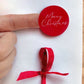 Merry Christmas Red Sticker | 38mm Gift Labels | Christmas Stickers | Envelope Seals | Small Business
