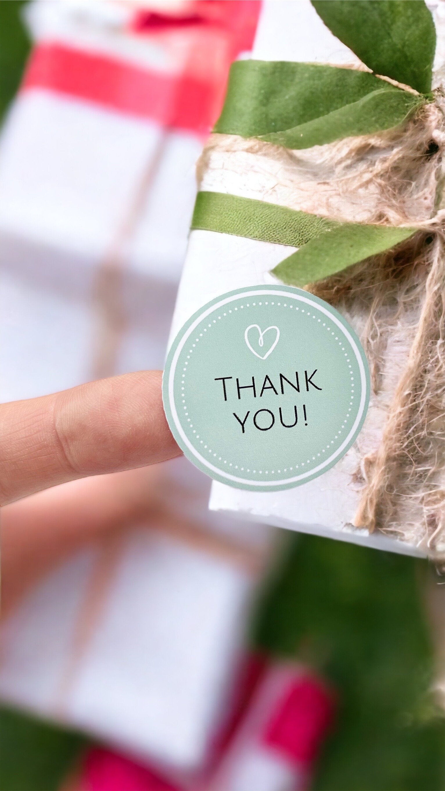 Thank You Label | Packaging Stickers | 38mm Sticker | Wedding Thank You Stickers | Wedding Gratitude Stickers | Packaging Labels