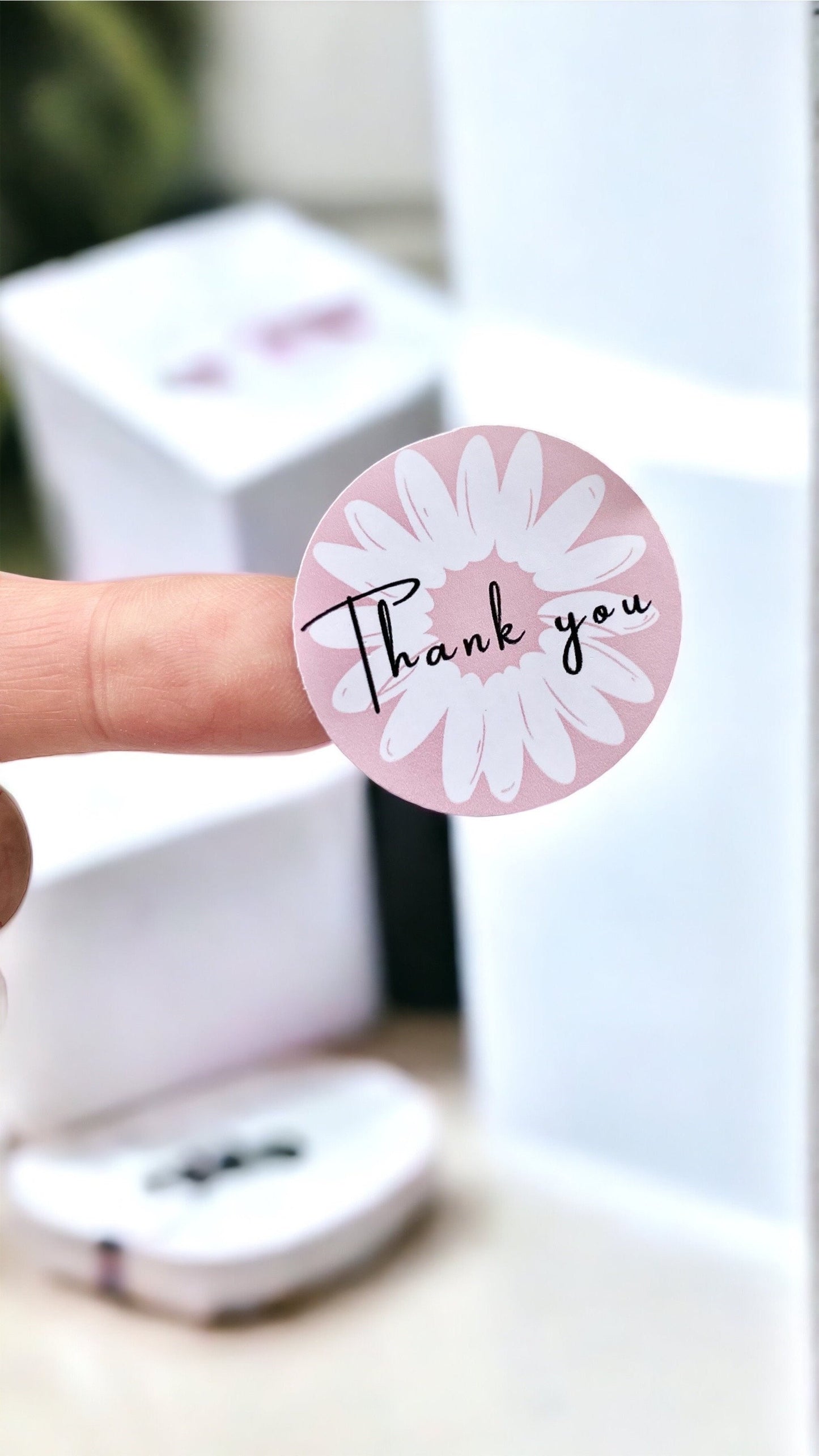 Thank You Daisy sticker | 1st Birthday Party Gratitude Stickers | Thank You Labels | Packaging Stickers | Kids Thank You | Packaging Labels