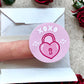 Valentine's Day Sticker | 38mm Gift Labels | Valentine Love Stickers | Heart Sticker | Small Business