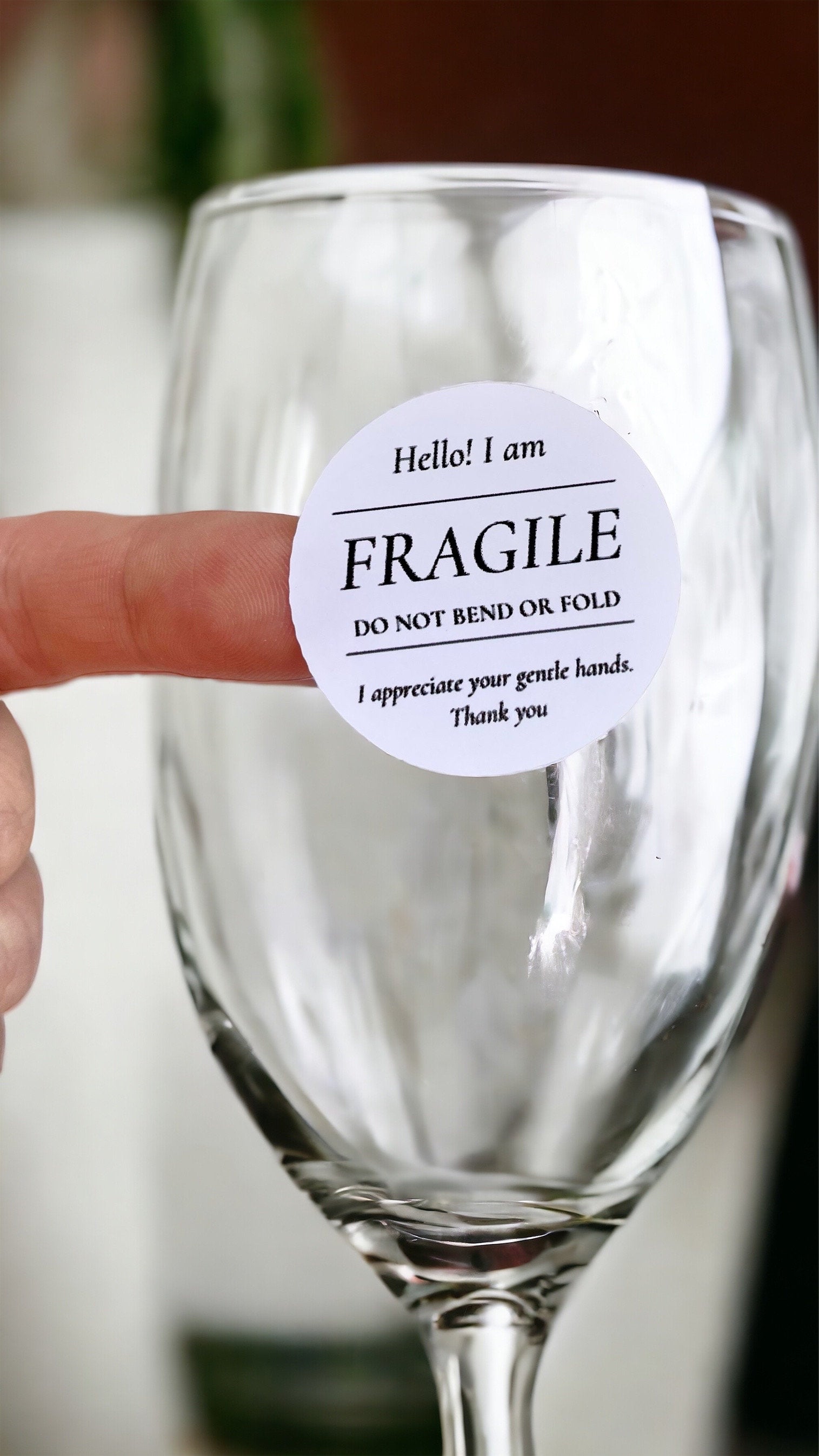 Fragile Sticker | 38mm Labels | Small Business Handle With Care Stickers